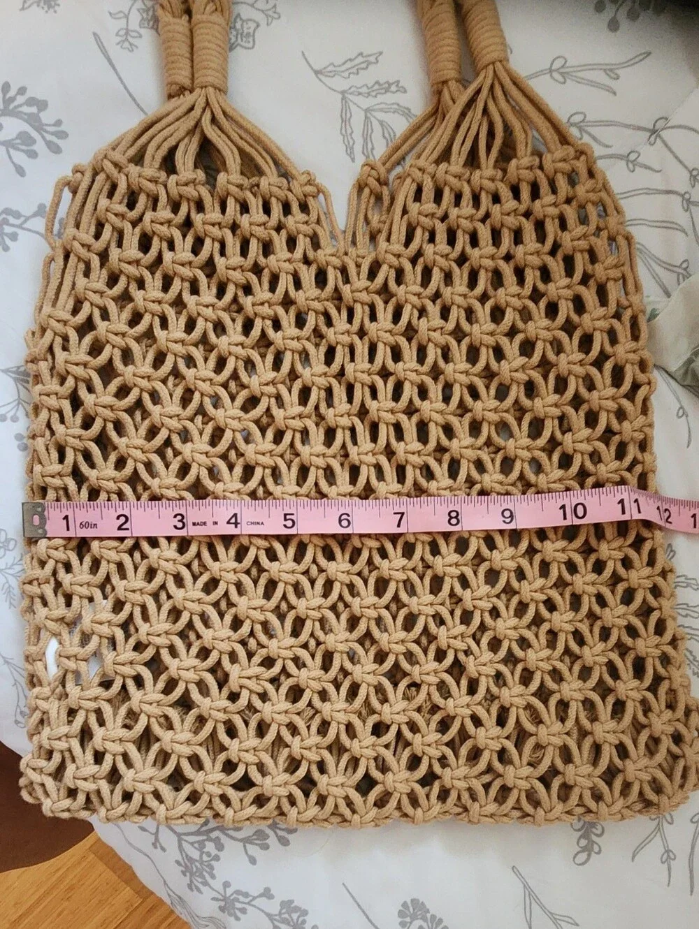 Woven Boho Tote Bag - Picture 10 of 11